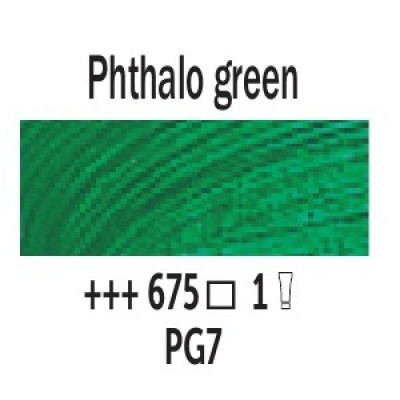 Зелений ФЦ (675), олійна фарба 200 мл., Van Gogh