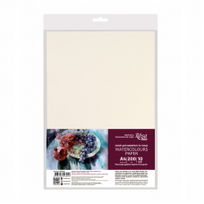 Набор бумаги для акварели , 10л., А4 (21х29,7см), Мелкое зерно, 200г/м2, ROSA Studio Набор бумаги для акварели , 10л., А4 (21х29,7см), Мелкое зерно, 200г/м2, ROSA Studio