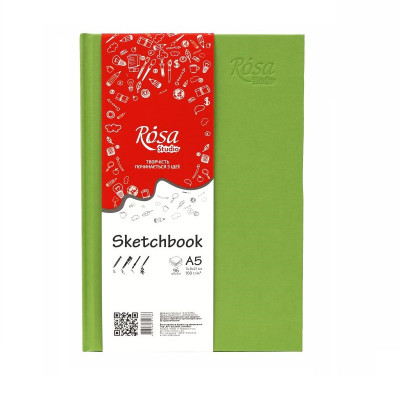 Блокнот для графики A5 96л., ROSA 16R5018