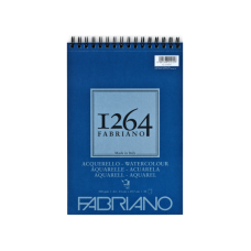 Альбом для акварели на спирали, А4, 30л., 300 г/м2, СР, 25% хлопок, 1264 Fabriano Альбом для акварели на спирали, А4, 30л., 300 г/м2, СР, 25% хлопок, 1264 Fabriano