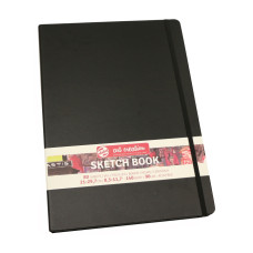 Блокнот А4, для рисунка и графики, 80 листов, 140 г/м2, черный, Art Creation Royal Talens