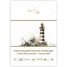 Cклейка для акварели, А4, 10л, 250г/м2, PRO CREATE Torchon SMILTAINIS Cклейка для акварели, А4, 10л, 250г/м2, PRO CREATE Torchon SMILTAINIS
