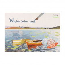 Альбом для акварелі, А4, 20 л., 200 г/м2, Gold SMILTAINIS Альбом для акварелі, А4, 20 л., 200 г/м2, Gold SMILTAINIS