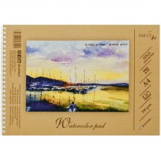 Альбом для акварели А4, 20л., 200 г/м2, Gold Smiltainis AS-20TS Альбом для акварели А4, 20л., 200 г/м2, Gold Smiltainis AS-20TS