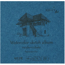 Альбом для акварели, 9*9см., 24л, 280г/м2, AUTHENTIC Baby SMILTAINIS Альбом для акварели, 9*9см., 24л, 280г/м2, AUTHENTIC Baby SMILTAINIS