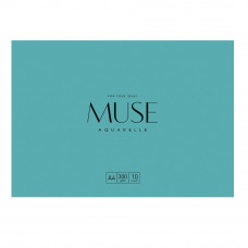 Набір паперу для акварелі, A4+, 10 л., 300 г/м2, MUSE Школярик Набір паперу для акварелі, A4+, 10 л., 300 г/м2, MUSE Школярик