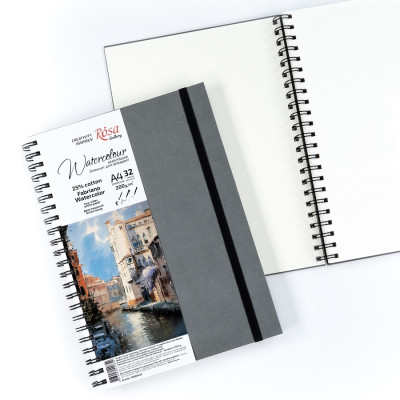 Акварельный блокнот, A4 32 л. ROSA 16920442