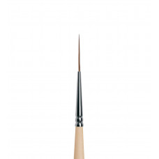 Колонок лайнер, № 00, Roubloff 1040, коротка ручка, художній пензель Колонок лайнер, № 00, Roubloff 1040, коротка ручка, художній пензель