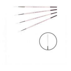 Синтетика лайнер, № 5/0, KOLOS 1023RL Flamingo, коротка ручка, художній пензель Синтетика лайнер, № 5/0, KOLOS 1023RL Flamingo, коротка ручка, художній пензель