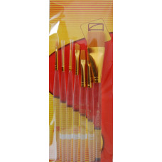 Набір пензлів, 7 шт., синтетика різних форм і розмірів, KOLOS 7016 Набір пензлів, 7 шт., синтетика різних форм і розмірів, KOLOS 7016