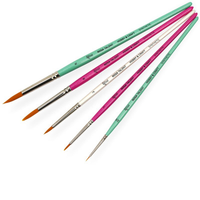 Синтетика кругла, № 00, пензель HOBBY-CRAFT ROSA Talent Синтетика кругла, № 00, пензель HOBBY-CRAFT ROSA Talent