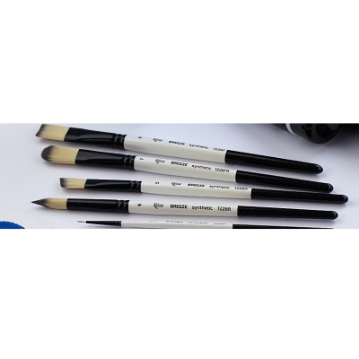 Пензель круглий №2 з ворсу синтетики 1226R-2