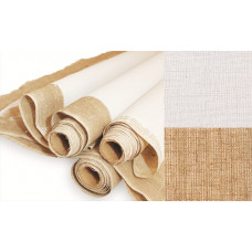 Полотно в рулоні, 2x3 м, середнє зерно, 500 г / м2, ЛЬОН, олійно-емульсійний грунт Полотно в рулоні, 2x3 м, середнє зерно, 500 г / м2, ЛЬОН, олійно-емульсійний грунт