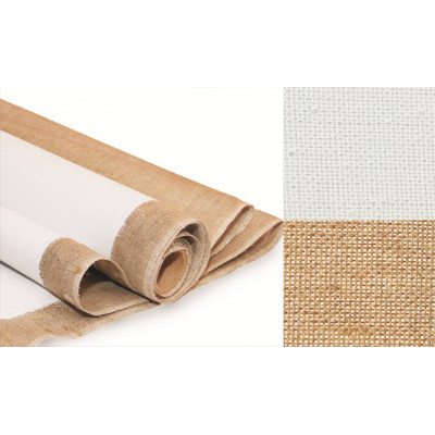 Полотно в рулоні, 2x3 м, крупне зерно, 690 г / м2, ЛЬОН, олійно-емульсійний грунт Полотно в рулоні, 2x3 м, крупне зерно, 690 г / м2, ЛЬОН, олійно-емульсійний грунт