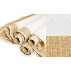 Полотно в рулоні, 1,5x3 м, середнє зерно, 560 г / м2, ЛЬОН, олійно-емульсійний грунт Полотно в рулоні, 1,5x3 м, середнє зерно, 560 г / м2, ЛЬОН, олійно-емульсійний грунт