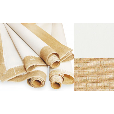 Полотно в рулоні, 1,5x10 м, дрібне зерно, 300 г / м2, ЛЬОН, акриловий грунт Полотно в рулоні, 1,5x10 м, дрібне зерно, 300 г / м2, ЛЬОН, акриловий грунт