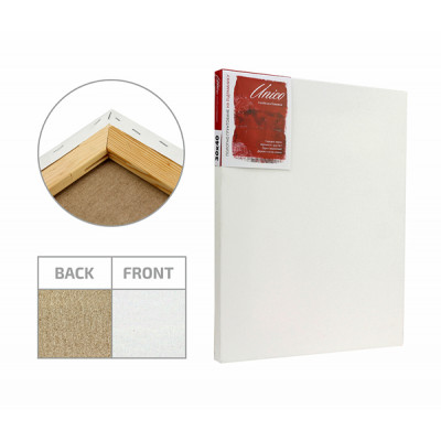 60х80 см, Італійський Бавовна, середнє зерно, акриловий ґрунт, Полотно на підрамнику Unico