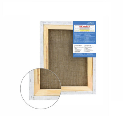 30х40 см, ЛЬОН, середнє зерно, Олійно-емульсійний ґрунт, Полотно на підрамнику ROSA Gallery