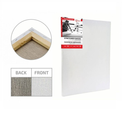 75х100 см, ЛЬОН, дрібне зерно, акриловий ґрунт, Полотно на підрамнику ROSA Gallery