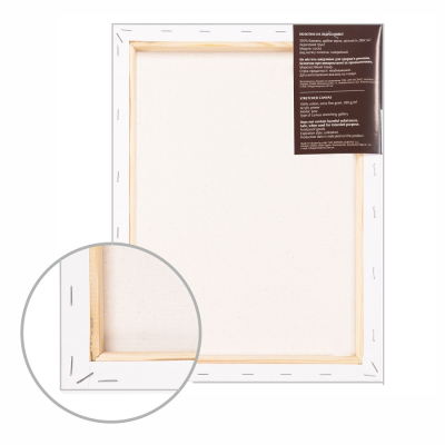 Полотно ґрунтоване на підрамнику Економ 24*30 см.