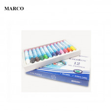 Набір олійної пастелі, 12 кольорів, ColoRite Marco 1100OP-12CB Набір олійної пастелі, 12 кольорів, ColoRite Marco 1100OP-12CB