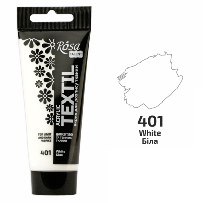 Краска для ткани Роса Белая 263460401