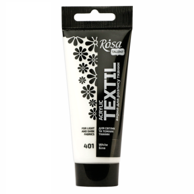 Краска для ткани Роса Белая 263460401