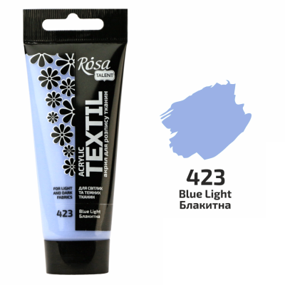 Краска для ткани Роса Голубая 263460423