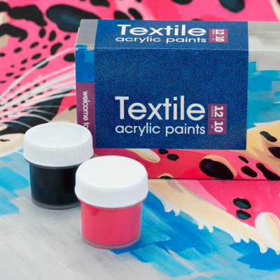 Краска по ткани, набор 12*10 мл. Артео 13006