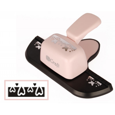 Бордюрный дырокол, Орнамент кружево №2, 4,5 см, Dalprint