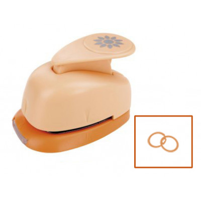 Фигурный дырокол, Кольца, 1,6см, Dalprint