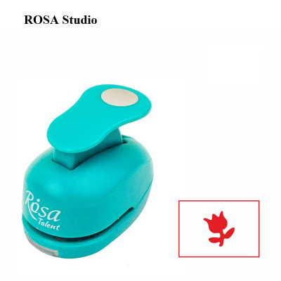 Фігурний дирокол, Квітка 4, 1,6 см, ROSA Talent Фігурний дирокол, Квітка 4, 1,6 см, ROSA Talent