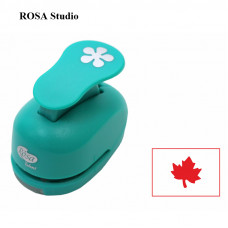 Фигурный дырокол, Листок 1, 1,6 см, ROSA Talent