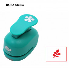 Фигурный дырокол, Листок 2, 1,6 см, ROSA TALENT