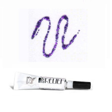 Фиолетовый с блестками, контур для стекла и керамики, 20 мл., 148 Deco Renesans