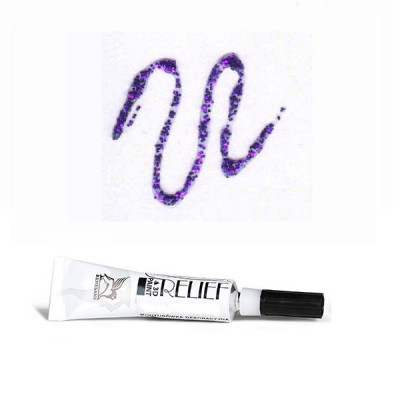 Контур по стеклу с Фиолетовыми блестками 148 Deco