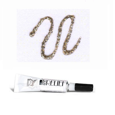 Контур по стеклу с Золотыми блестками 215 Deco