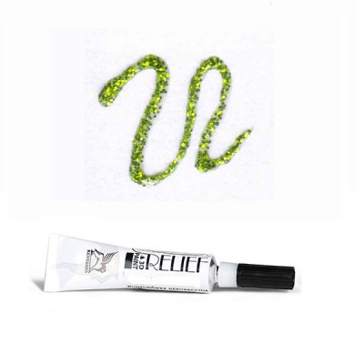 Контур по стеклу с Зелеными блестками 216 Deco