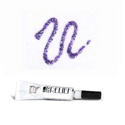 Контур по стеклу с Лавандовыми блестками 220 Deco