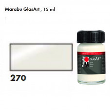 Белая жемчужная, Marabu-GlasArt, 15мл, на основе растворителя
