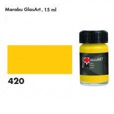 Желтая, Marabu-GlasArt, 15мл, на основе растворителя