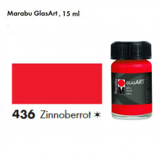 Киноварь, Marabu-GlasArt, 15мл, на основе растворителя