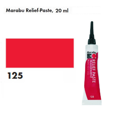 Красный витражный контур, 20мл , Marabu , 13070125