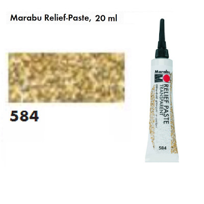 Золотой с блестками витражный контур, 20мл , Marabu , 13070584