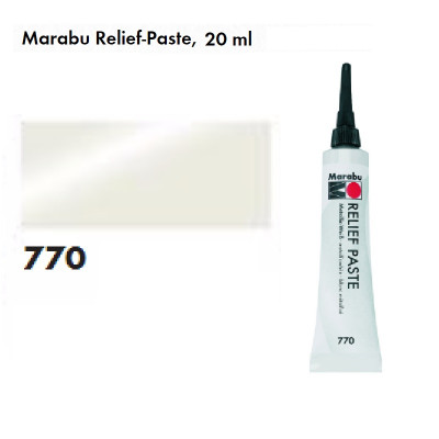 Белый металлик витражный контур, 20мл , Marabu , 130707770