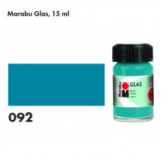 Синя світла вітражна фарба, 15 мл., на водній основі, Marabu Glas 130639092 Синя світла вітражна фарба, 15 мл., на водній основі, Marabu Glas 130639092