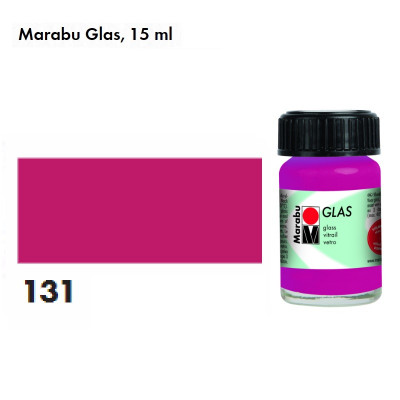 Малинова вітражна фарба, 15 мл., на водній основі, Marabu Glas 130639131