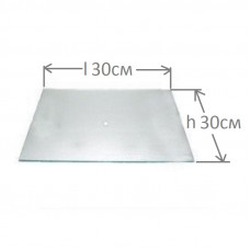 Основа под часы, стеклянная, квадратная, 30 * 30 см