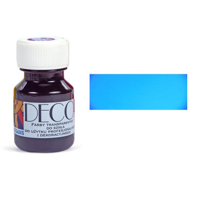 Краска витражная Голубая, 30 мл. Deco Renesans