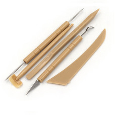 Набор инструментов 5 шт. для скульптуры, лепки и гончарства 06976 Josef Otten